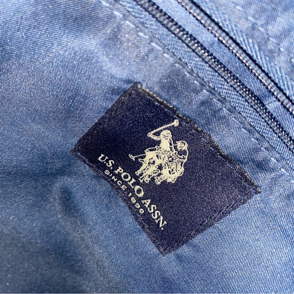 U.S.Polo Assn. Large Shoulder Satchel Handbag Purse Tote Bag - Picture 12 of 15